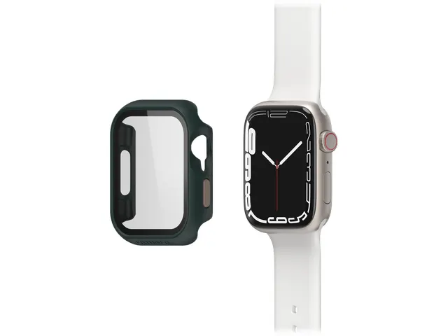 Case Eclipse Apple Watch Series 9/8/7 45mm Jaded groen screenprotector