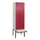 locker voor scheiding van kleding,HxBxD 2120x600x815mm,2vak