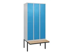 Dubbeldekse dekenkist,HxBxD 2120x900x815mm,3x2vak.,vak B 300mm