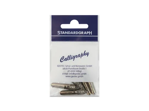 Kalligrafiepunt Standardgraph Italic 0.5 mm met inktreservoir set à 5