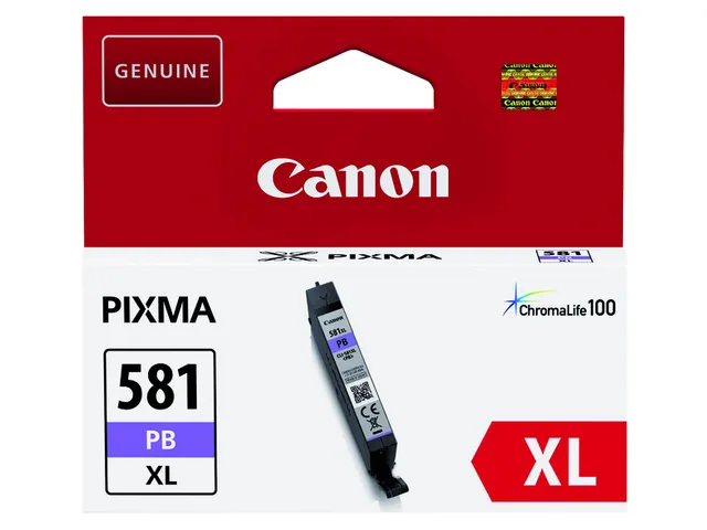 Inktcartridge Canon CLI-581XL foto blauw