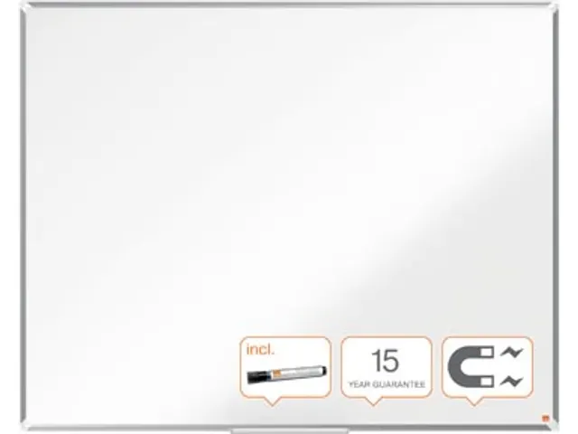 Nobo Whiteboard 120x150cm Staal Premium Plus Magnetisch