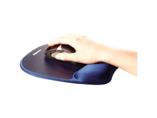 Muismat met polssteun Fellowes schuim saffierblauw - 2
