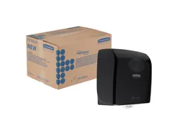 Handdoekroldispenser Aquarius zwart 7376