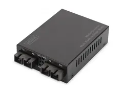 Fast Ethernet Multimode/Singlemode mediaconverter SC/SC tot 20 km