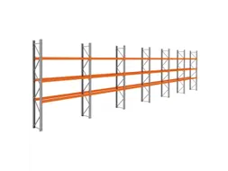 palletstelling,basis+5xaanbouw,HxBxD 3990x16900x750mm,vakl. 3000kg