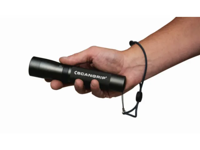 Zaklamp,Behuizing Aluminium Geëloxeerd,600Lumen,Aan-/Uit-Schakelaar