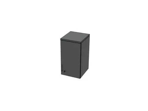 opzetkast v. kast met openslaande deuren MS-donkergrijs 740x400x445mm