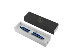 Balpen Parker IM Monochrome Blue Medium + blauwe inkt