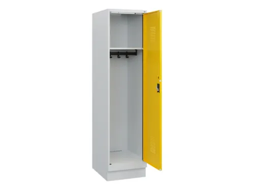 schoollocker,HxBxD 1630x400x500mm,1vak,vak B 400mm,cil.-slot,sokkel