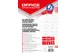 Office Products Etiket 105x74mm Wit Rechte Hoek 800 stuks