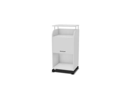 caddy,HxBxD 1130x550x470mm,3niveaus,1kasten,Bl-wit