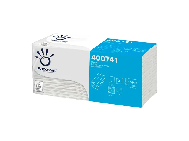 Papieren Handdoeken 400741 Special C-vouw 2-laags wit 144 vel Cellulos