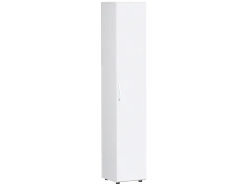 kantoorkast,HxBxD 2160x400x420mm,5xhouten vloer,6ordnerhoogte,romp wit