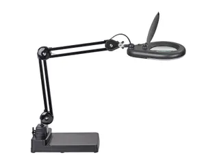 Loeplamp LED MAULviso Zwart met voet - 1