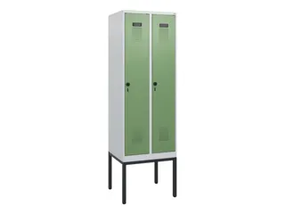 schoollocker,HxBxD 1950x600x500mm,2vak,vak B 300mm,draaigrendel - 2
