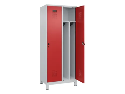 locker voor scheiding van kleding,HxBxD 1950x800x500mm,2vak