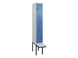 Z-garderobekast,HxBxD 2120x300x815mm,2vak,vak B 300mm,draaigrendel