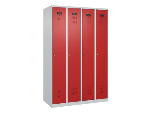 locker voor scheiding van kleding,HxBxD 1850x1200x500mm,4vak