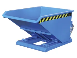 Kiepbak Hxbxd 670x840x1210mm 0.30m³ 123kg Draagverm. 750kg Ral5012 - 2