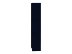 lockerkast,HxBxD 1802x305x457mm,1x6vakken,cil.-slot,romp oxfordblauw