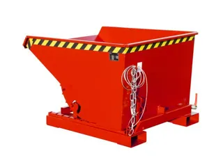 Kiepbak voor spaanders,HxLxB 835x1260x1070mm,0,6m³,draagverm. 1000kg - 2