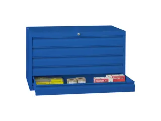 ladekast HxBxD 1200x715x600mm 8laden slot RAL7035 front RAL7035 - 2