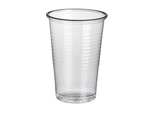 Beker Papstar 200ml Ø70mm x99mm PP transparant 100 stuks