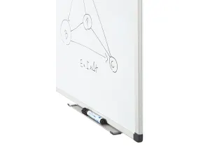 Whiteboard Rocada 120x180cm emaille wit magnetisch - 3
