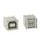 Usb B Vrouwelijk, Enkelvoudige Connector 180°, Voor Pcb