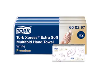 Tork 600297 Xpress Multifold Handdoek Premium H2 Extra zacht 700 vel - 1