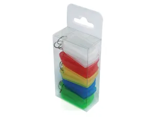 Sleutellabel Pavo met schuifelement assorti 15 stuks - 2