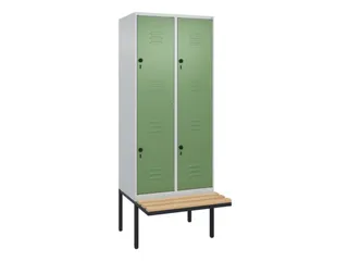 Dubbeldekse dekenkist,HxBxD 2120x800x815mm,2x2vak.,vak B 400mm - 1