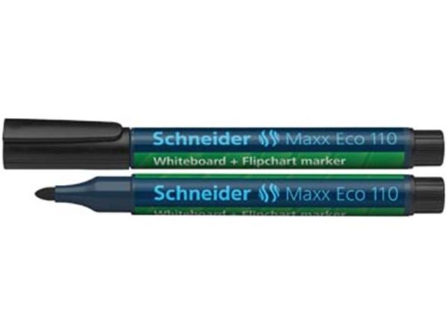 Boardmarker Schneider Maxx Eco110 Zwart Navulbaar Rond