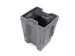 Bac de rangement,p. bac gerbable 300l,HxlxP 440x351x331mm,PE,gris