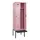 locker met bank,voor scheiding van kleding,HxBxD 2120x600x815mm,2vak