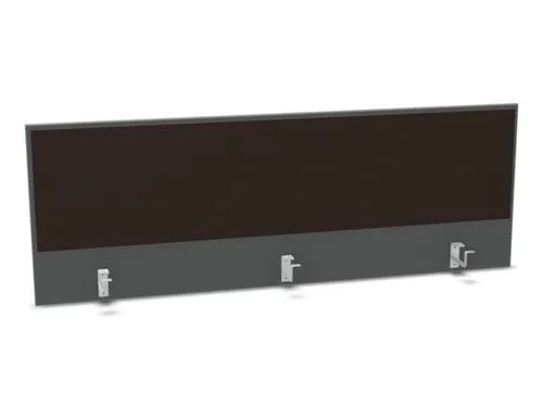 opzetpaneel bureau aanbouw achter MS-donkergrijs BN2036-bruin 1600mm