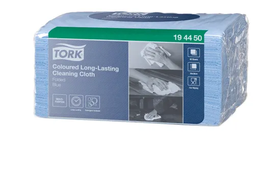 HACCP Doek 194450 Blauw W8 1-Laags Folded