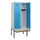 locker met bank,HxBxD 1950x800x815mm,2vak,vak B 400mm,cilinderslot