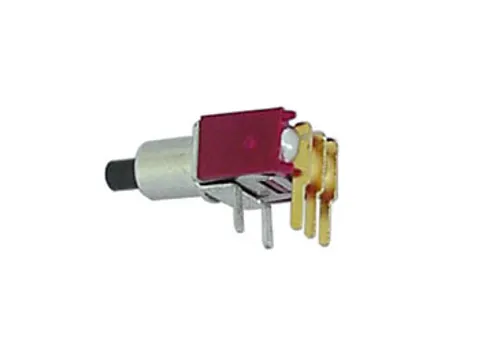 Haakse Horizontale Subminiatuur Drukschakelaar - Spdt On-(On)