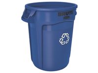 Ronde Brute container 121.1 liter Blauw Rubbermaid