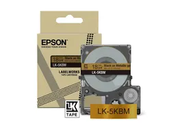 C53S672093 Epson 18mm goud zwart LK-5KBM lettertape metallic 9m