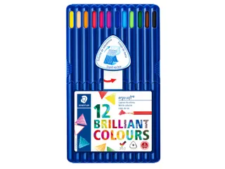 Kleurpotloden Staedtler Ergosoft 157 driekantig 12 stuks assorti - 2