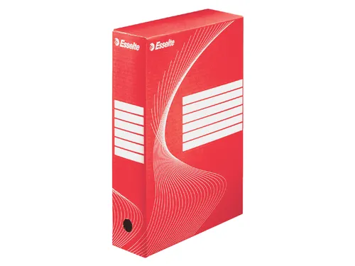 Archiefdoos Esselte Boxycolor 80mm 352x250mm rood