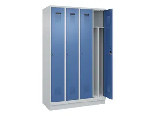 locker voor scheiding van kleding,HxBxD 1950x1200x500mm,4vak - 1