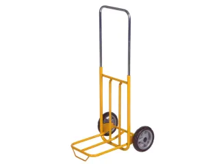 steekwagen,draagverm. 50kg,steekplaat BxD 270x310mm,stalen buis,geel - 1