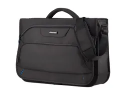 schoudertas Lightpak Solar zwart/blauw Polyester