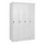 locker voor scheiding van kleding,HxBxD 1850x1200x500mm,4vak