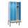 locker met bank,HxBxD 2120x900x815mm,3vak,vak B 300mm,cilinderslot