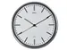Wandklok MAUL Fly RC Ø305x45mm aluminium frame wit incl. batterij